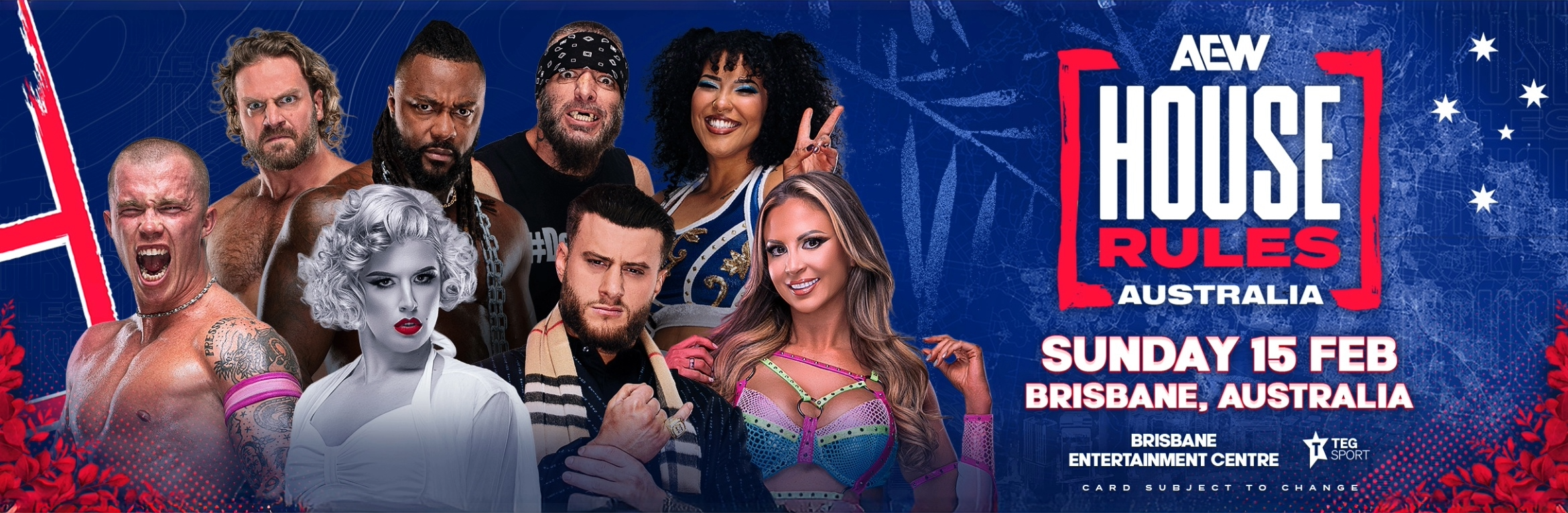 AEW HOUSE RULES on SUN 15 FEBRUARY 2026