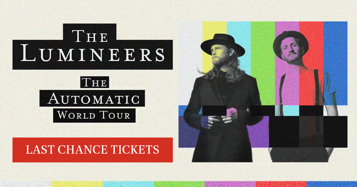 BEC Event: THE LUMINEERS on TUE 13 JANUARY 2026