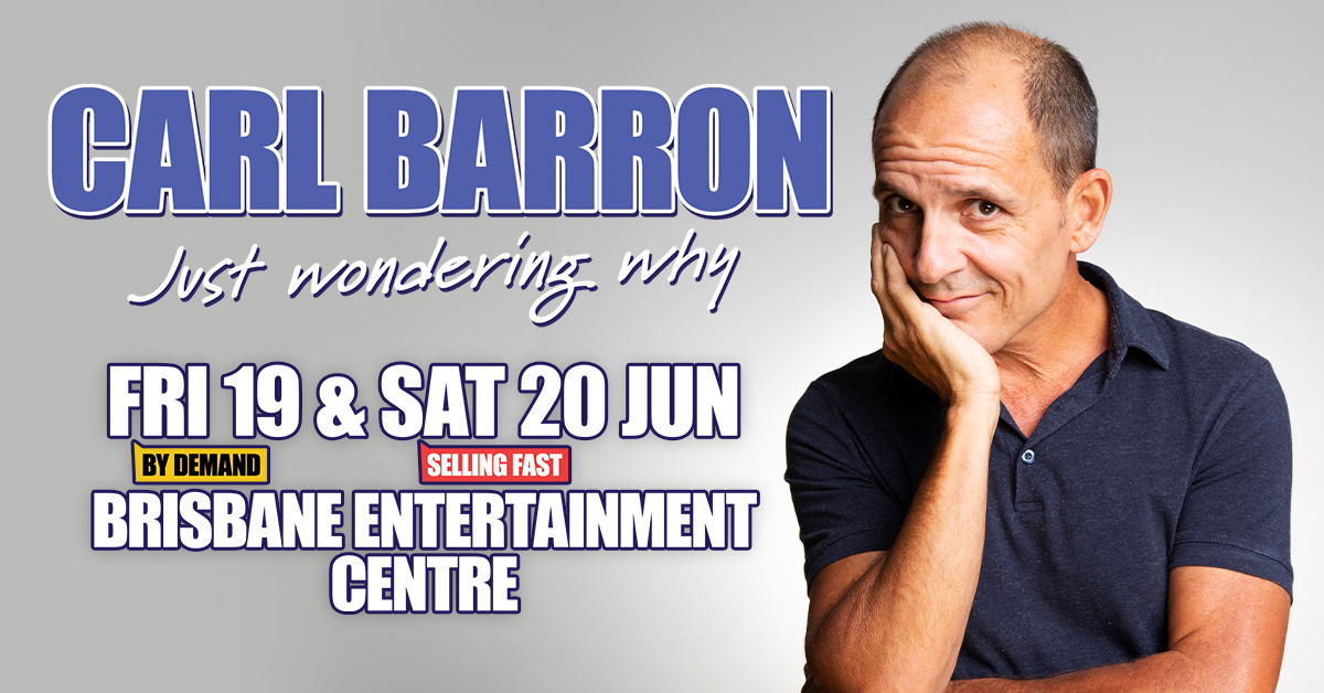 BEC Event: CARL BARRON on FRI 19 & SAT 20 JUNE 2026