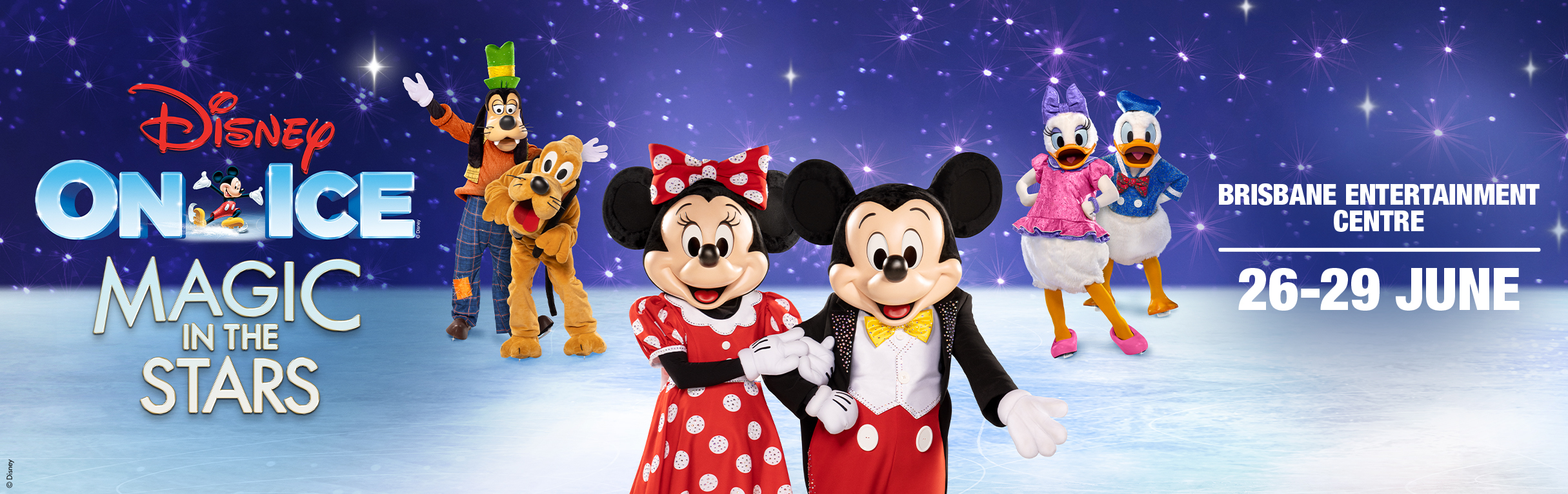 Disney On Ice on FRI 26, SAT 27, SUN 28 & MON 29 JUNE 2026