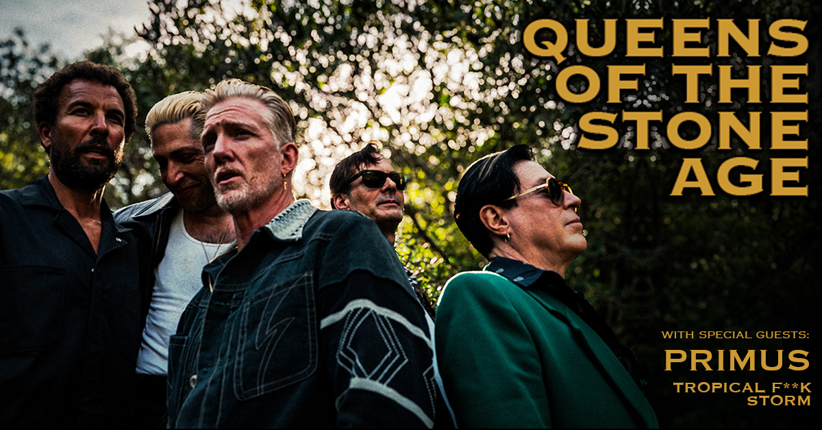 Queens of the Stone Age on Friday 18 December 2026 | 6:35pm (time subject to change) BEC Event: Queens of the Stone Age on Friday 18 December 2026 | 6:35pm (time subject to change)